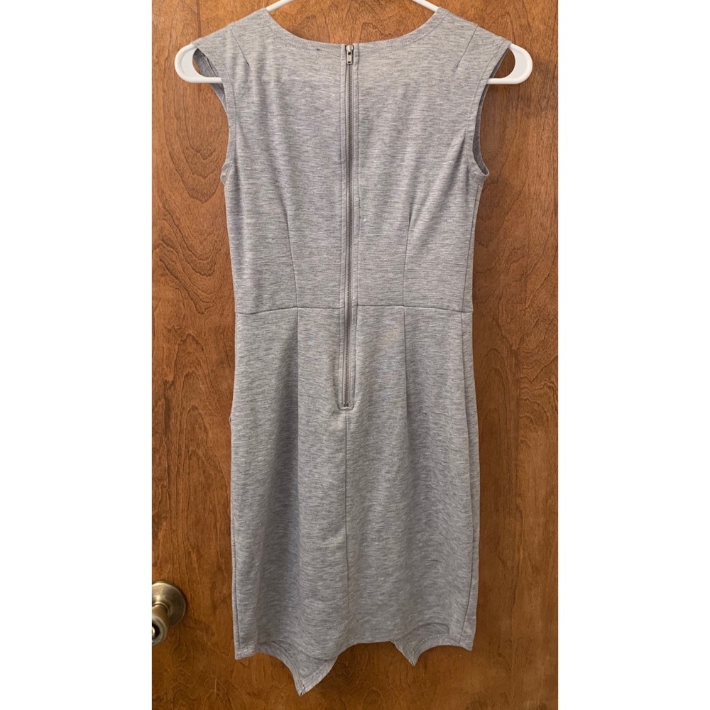 Glam Doll XS Light Gray Tight Dress - Picture 3 of 4